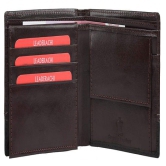 Leaderachi Genuine Leather RFID Protected Premium Oliver Black & Brown Wallet for Men(W618-BRNEW)