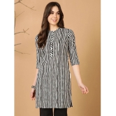 Antaran Rayon Striped Straight Womens Kurti - Multicolor ( Pack of 1 ) - None