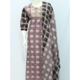 Women Nighty With Shawl-Cotton mix / Free size