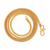 AanyaCentric Combo of 2 Gold Plated 28inches Long Fashion Chain - None