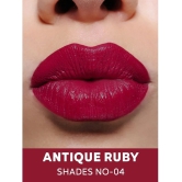 Seven Seas Classy Matte Full Coverage Long Lasting &Smudge Proof Matte Lipstikc (Antique Ruby 3.5g)