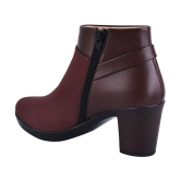 Shoetopia Brown Women''s Ankle Length Boots - None