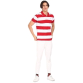 Ruggers - Cotton Blend Regular Fit Red Men's Polo T Shirt ( Pack of 1 ) - None