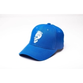 I Dont Care Printed Royal Blue Cap