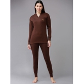 Lux Cottswool Cotton Blend Thermal Sets - Brown Pack of 1 - None