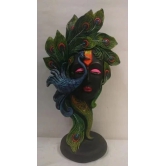 Unique International Krishna statue with peacock