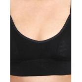 ILRASO - Black Poly Cotton Women's Bra & Panty Set ( Pack of 1 ) - None