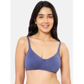 Amante - Blue Cotton Non Padded Women's Everyday Bra ( Pack of 1 ) - None