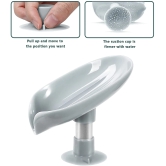 Soap Holder Leaf-Shape Self Draining Soap Dish Holder