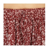 Sttoffa Maroon Cotton Womens Broomstick Skirt ( Pack of 1 ) - None