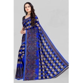 LEELAVATI - Blue Georgette Saree With Blouse Piece ( Pack of 1 ) - Blue