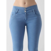 DKGF Fashion - Light Blue Denim Skinny Fit Women''s Jeans ( Pack of 1 ) - None