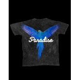 Paradise Oversized Acid Wash T-Shirt - Premium 220 GSM Cotton Comfort | Exclusive Shopeznow Collection-L