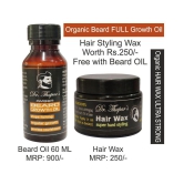 Dr. Thapar's HAIR Wax + Mooch & Beard Shine/Grow 60 mL Pack of 2 Jar Plastic Jar