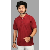 Forbro - Maroon Cotton Regular Fit Men's Sports Polo T-Shirt ( Pack of 1 ) - None