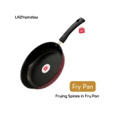 LAZYWINDOW Fry Pan & Tawa Maroon Hard Anodised Non-Stick Cookware Sets ( Set of 1 )