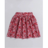 Addyvero - Multicolor Polyester Girls A-Line Skirt ( Pack of 1 ) - None