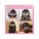 LYKAA White Womens Hair Pin ( Pack of 1 ) - White