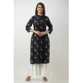 MAUKA - Black Straight Rayon Women's Stitched Salwar Suit ( Pack of 1 ) - None