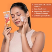 Buds&Berries Brightening Tangerine Orange Face Wash With Natural Vitamin C for Glowing Skin | pH Balanced Gentle Facewash | No Sulphate, No Paraben (100 ml)