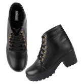 Shoetopia - Black Women''s Ankle Length Boots - None