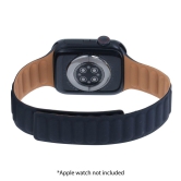 Croma Magnetic Strap for Apple iWatch (38mm / 40mm / 41mm) (Apple Compatible, Black and Tan)