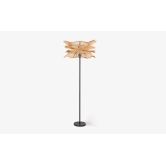 Zik Impex Natural Floor Lamp for Living Room, Bed Room, Office Room, Corner Lamp For Room-Beige