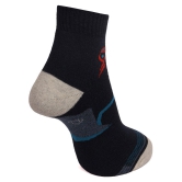 Dollar Socks Multi Casual Ankle Length Socks Pack of 3 - Multi