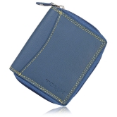 Tough - Leather Card Holder ( Pack of 1 ) - Blue