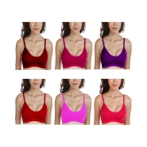 Softskin Poly Cotton Everyday Bra - Multi Color - 34B