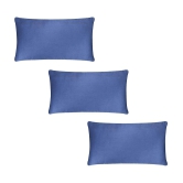 PINDIA Combos Blue Pillow Cover - Blue