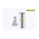 HomePro - Stainless Steel Oil dispenser Leakproof Oil pourer | Oil container | Oil Pot | Oil Can with food grade Nozzle , (Size) - Silver