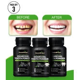 Smartdrops Activated Charcoal Teeth Powder For Teeth Whitening Powder 80gm Pack of 3