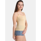 Womens Solid Nude Pure Cotton Camisole | CAMI-skin-1 |-M / 100% Cotton