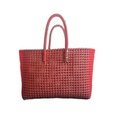 Sonchiraiya Wire Bag Red and Silvar Color