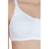 Amante Cotton T-Shirt Bra - White Single - 32B