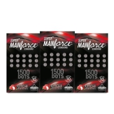 Manforce Extra Dotted Condoms Litchi Flavoured- 10 Pcs x Pack of 5