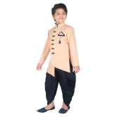 Ahhaaaa Ethnic Wear Sherwani/Indo Western With Dhoti Pant For Kids and Boys - None