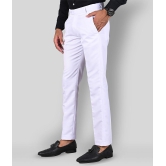 MANCREW - White Polycotton Slim - Fit Mens Formal Pants ( Pack of 2 ) - None