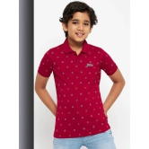 UNIBERRY - Red Cotton Blend Boys Polo T-Shirt ( Pack of 1 ) - None