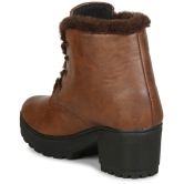 Ishransh - Brown Women's Ankle Length Boots - None