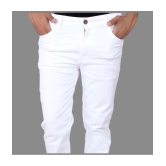 x20 - White Denim Slim Fit Mens Jeans ( Pack of 1 ) - None