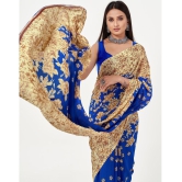 LEELAVATI - Multicolor Georgette Saree With Blouse Piece ( Pack of 1 ) - Multicolor