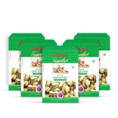 Nutraj Signature Premium Roasted & Salted Pistachios Inshell (Pista) 200gm 200g (Pack of 5)