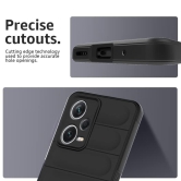 Redmi Note 12 5G Back Cover Case Jacket Liquid silicone - Black