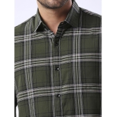 HJ HASASI Cotton Blend Regular Fit Checks Full Sleeves Men's Casual Shirt - Green ( Pack of 1 ) - None