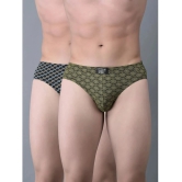 Pack of 2 Dollar Bigboss Assorted Printed Cotton Blend Men Brief - None