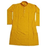 MCH Men Sequence Yellow Kurta