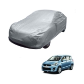 Kozdiko Silver Matty Car Body Cover with Buckle Belt For Maruti Suzuki Old Ertiga (2012-2018)