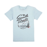 Proteens Sky Blue Boys Printed T-shirt - None